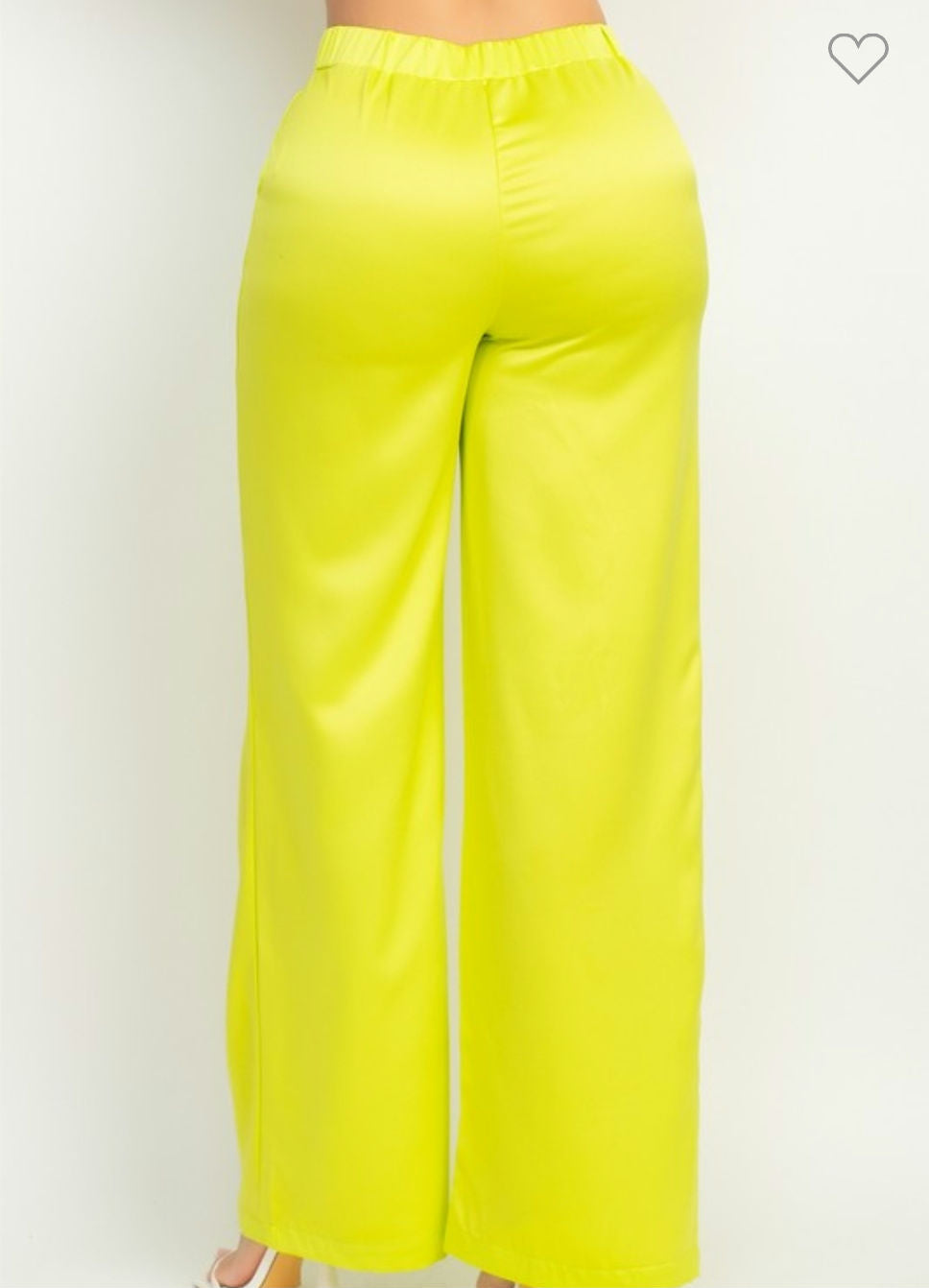 Satin High-rise wife leg pants  image 6