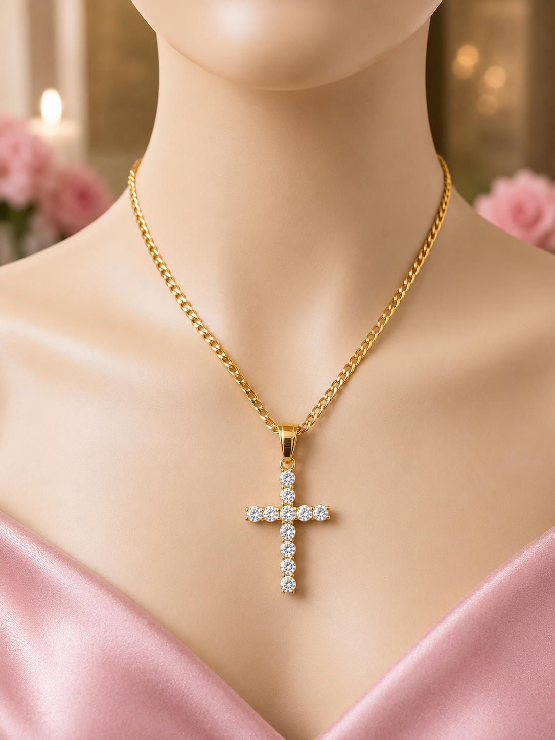 Classic Cross Necklace image 2