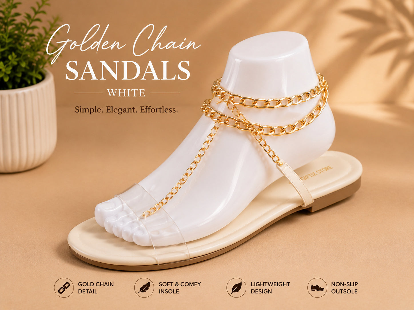 Golden Grace Sandals  image 3