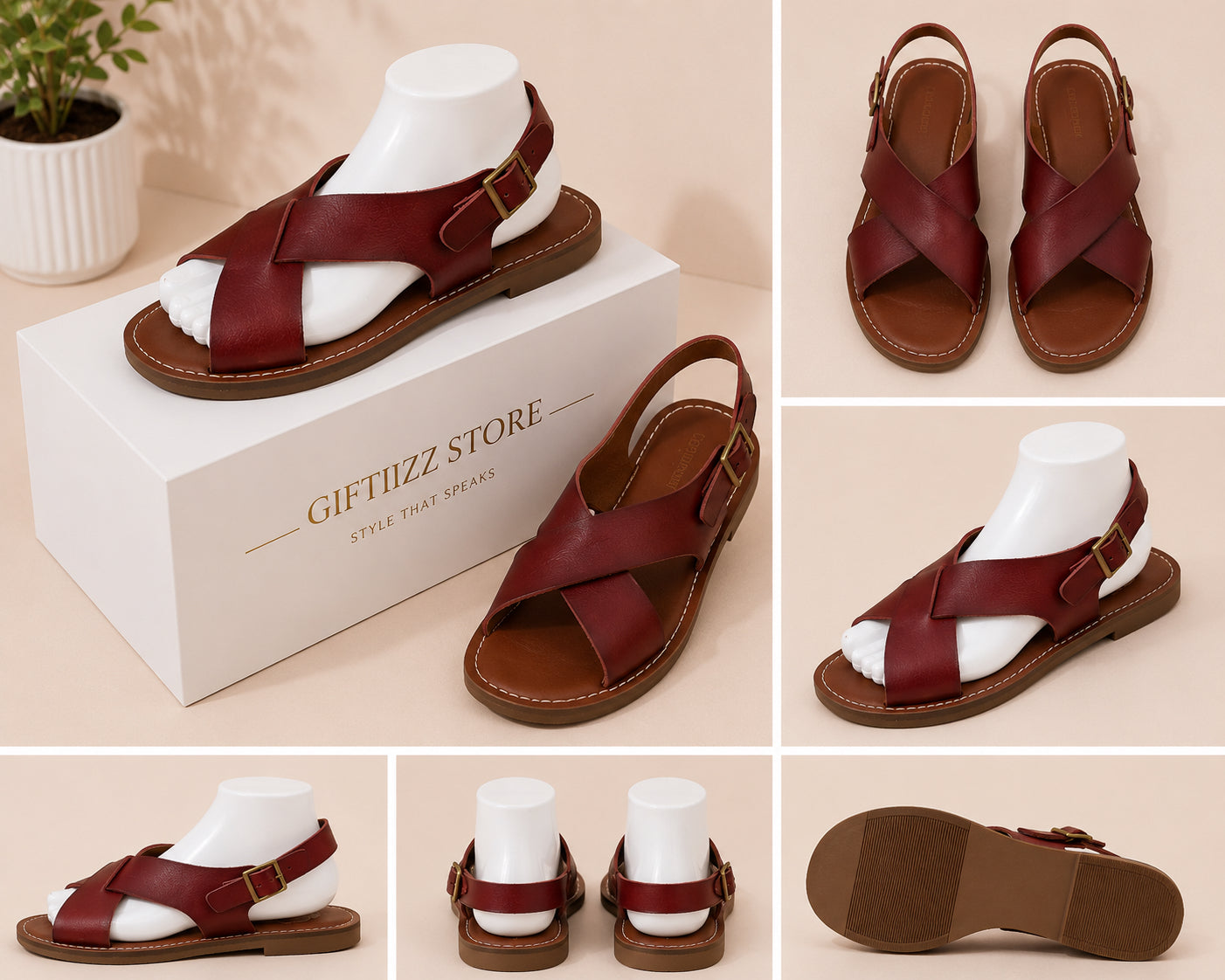 Kona Luxe Buckle Sandal – image 4