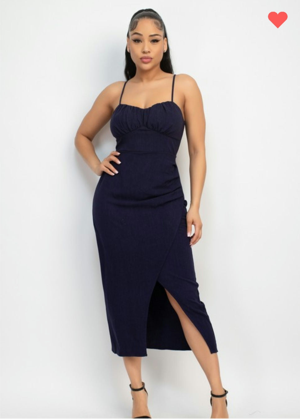 Shirred bust wrap  Tie back dress  image 5
