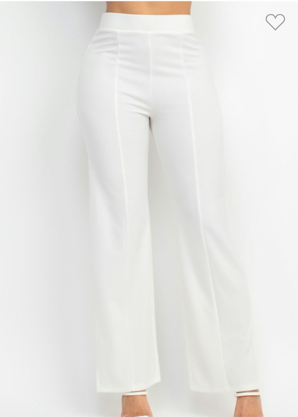 Wide led casual slit pants image 8