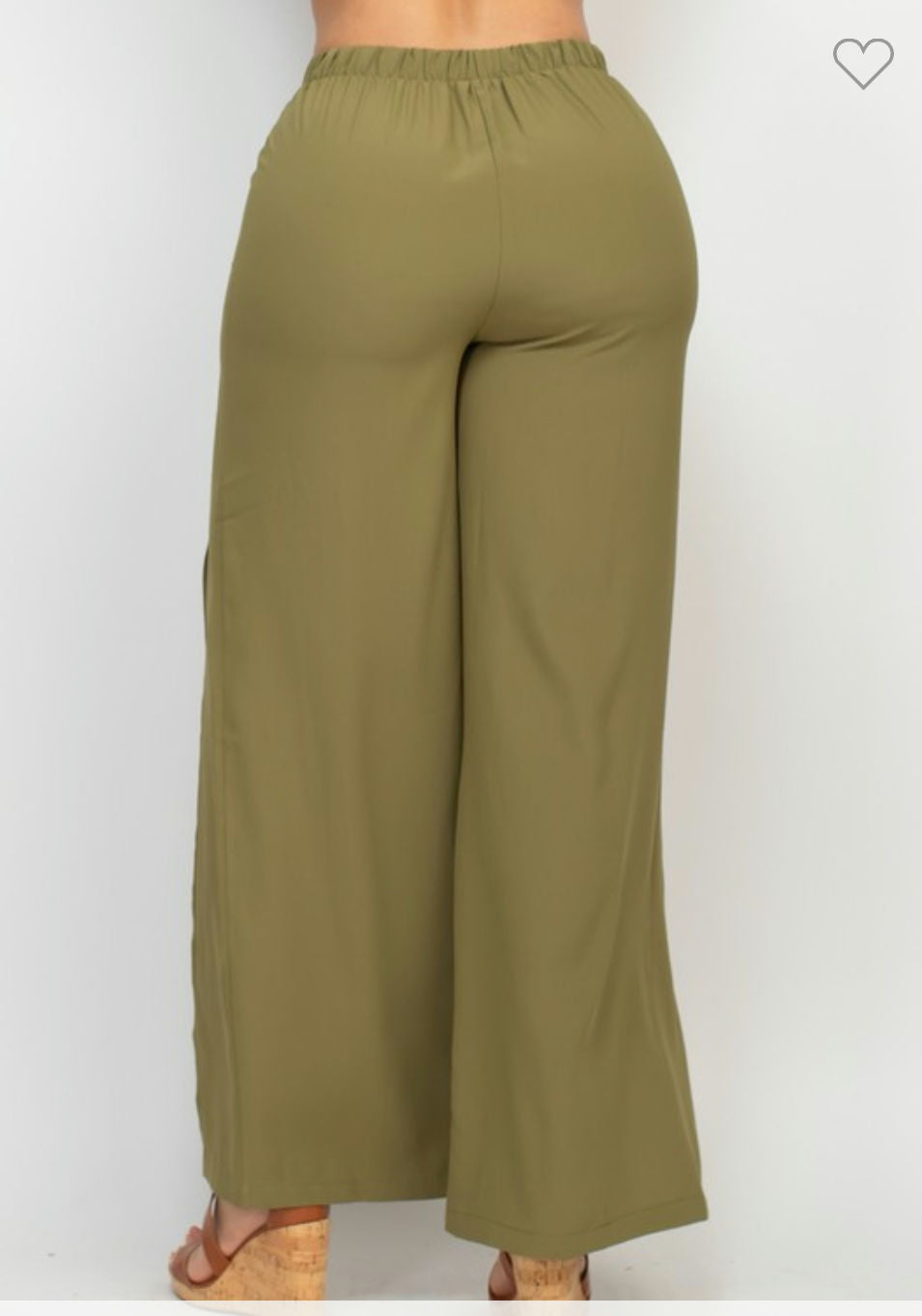 Side slit drawstring pants image 6