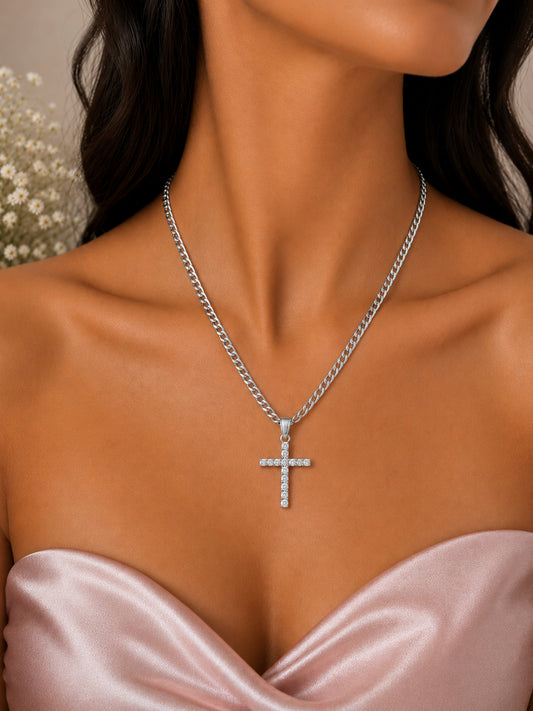Classic Cross Necklace image 0