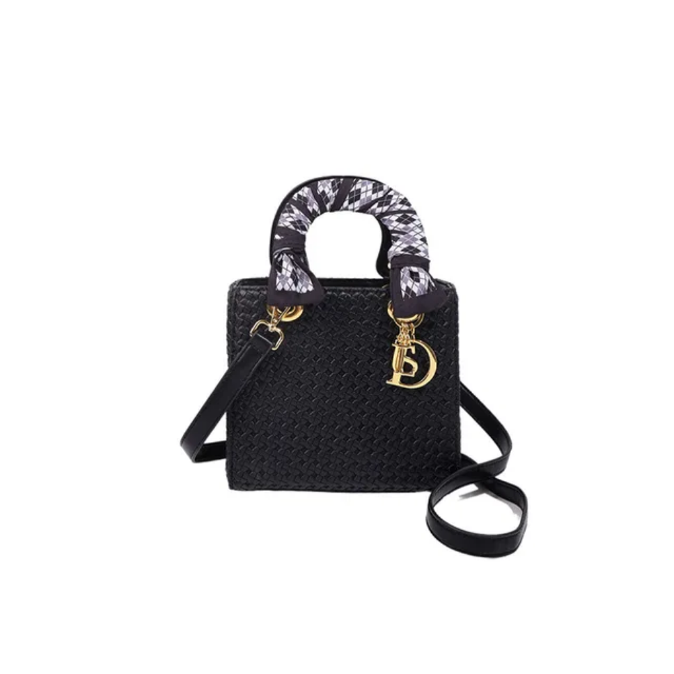 Luxury Textured Handbag with Shoulder Strap  image 5