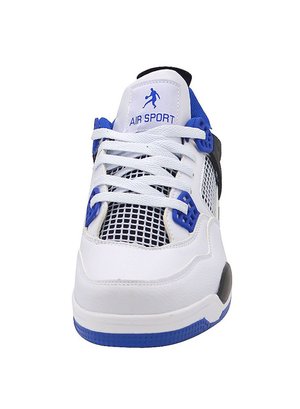 White and Bleu sneakers for men and women